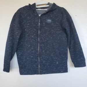 Vans Humbles Dark Gray Full-Zip Hoodie Jacket Boys Size Medium